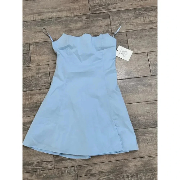 NWT Alamour the label Blue mini Dress Size 4 - Picture 1 of 11